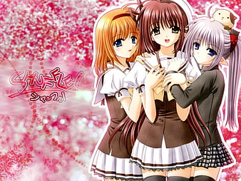 anime group of three girls