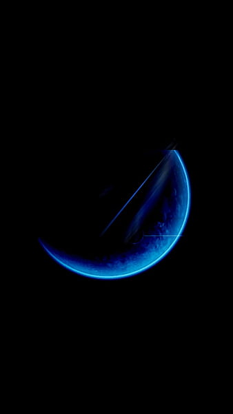 Dark side moon, super, planet, blue, black, HD phone wallpaper | Peakpx