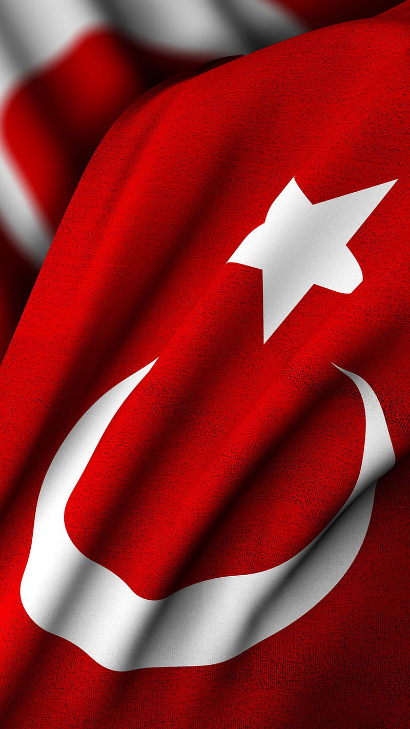Turk Bayragi, HD phone wallpaper