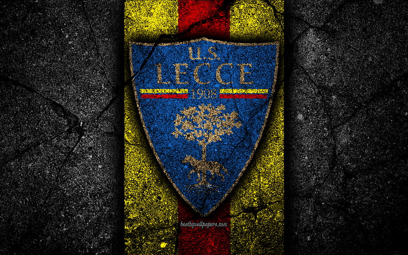 US Lecce, club, emblem, football, lecce, logo, soccer, HD wallpaper