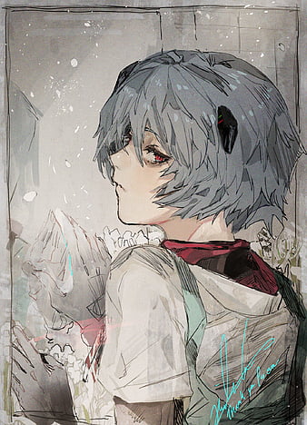 Rei Ayanami Fan art Anime Art