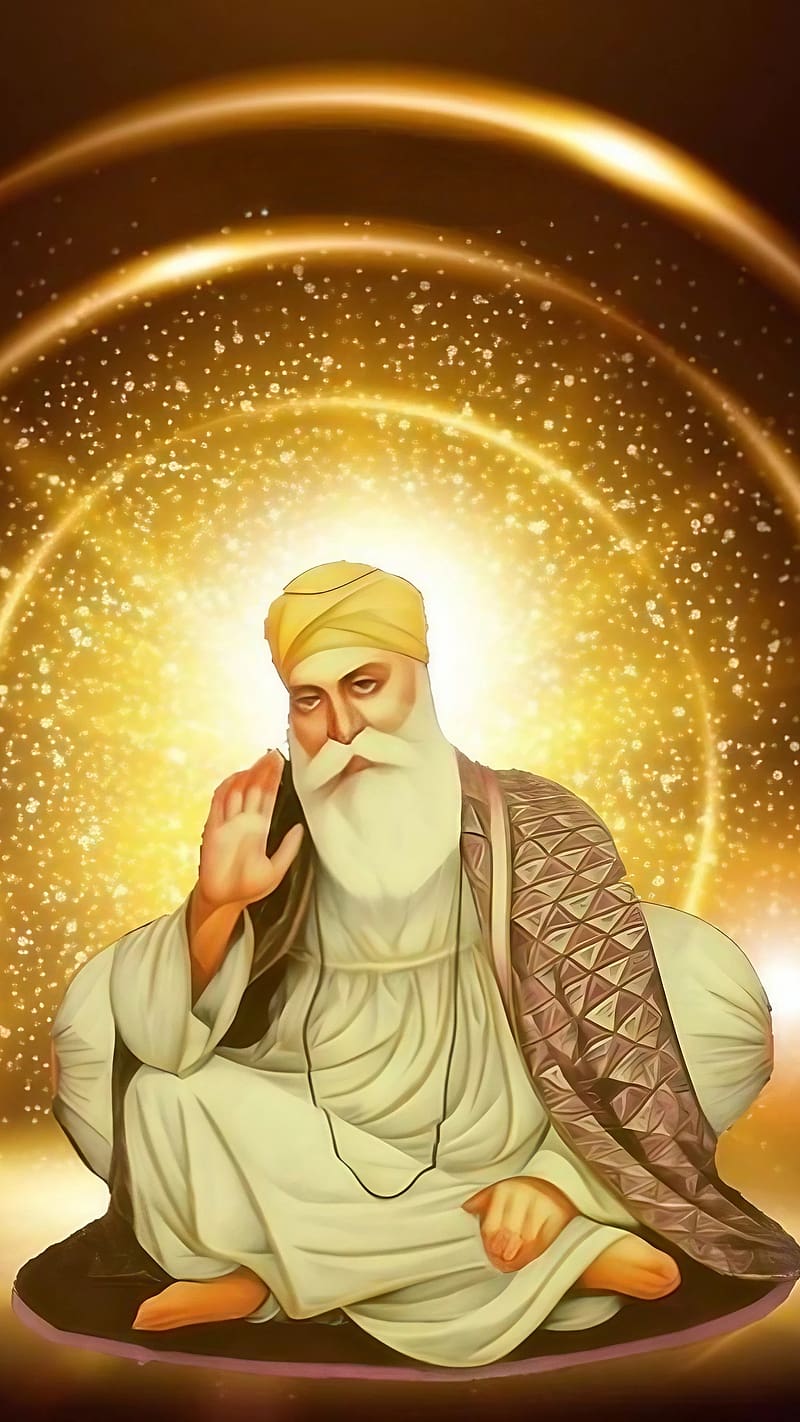 Guru Nanak Dev Ji Ka, dev guru nanak, lord, god, bhakti, devtional, HD phone wallpaper
