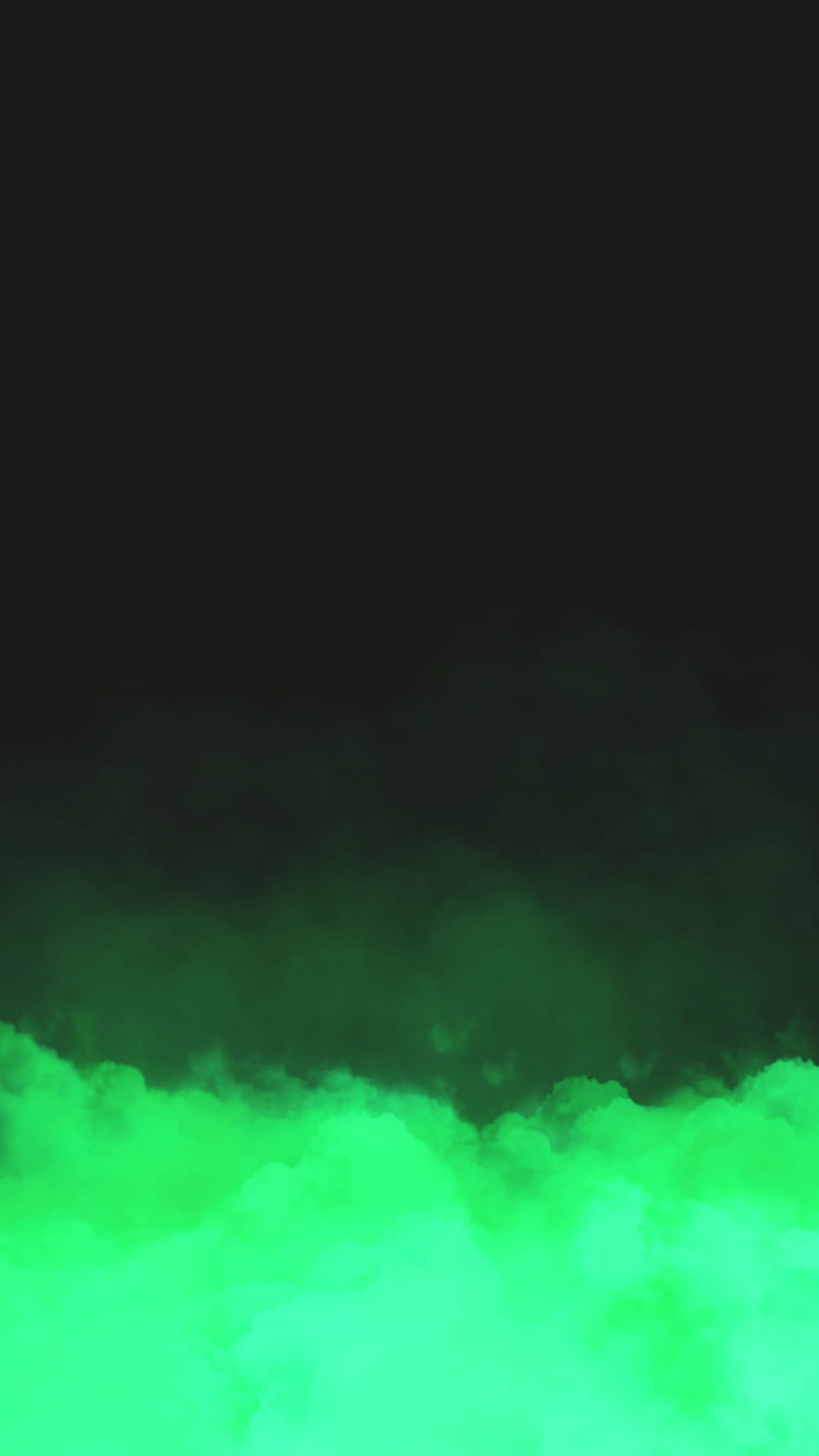 Green Fog, FMYury, abstract, black, cloud, clouds, color, colorful, colors, down, edge, gradient, magic, radiation, smoke, steam, toxic, witch, xray, HD phone wallpaper