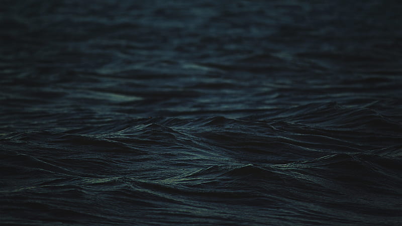 Dark Sea Waves , waves, sea, dark, nature, HD wallpaper