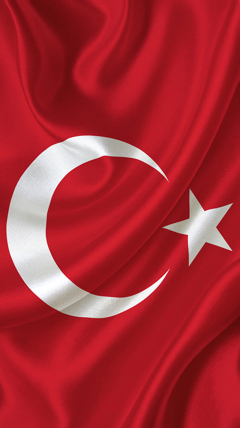 Flag Turkey Bayrak, 2018, android, graphic , iphone, new , wonderful, HD phone wallpaper