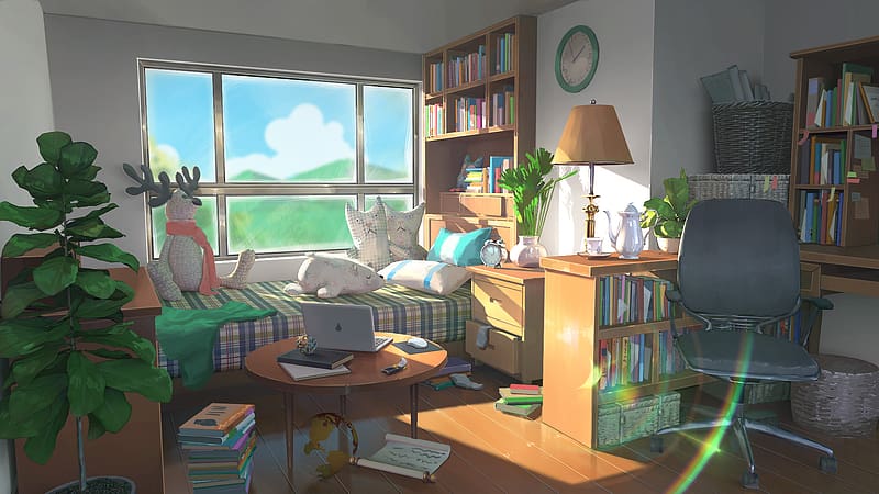 Anime background materialliving room  Stock Illustration 100923229   PIXTA