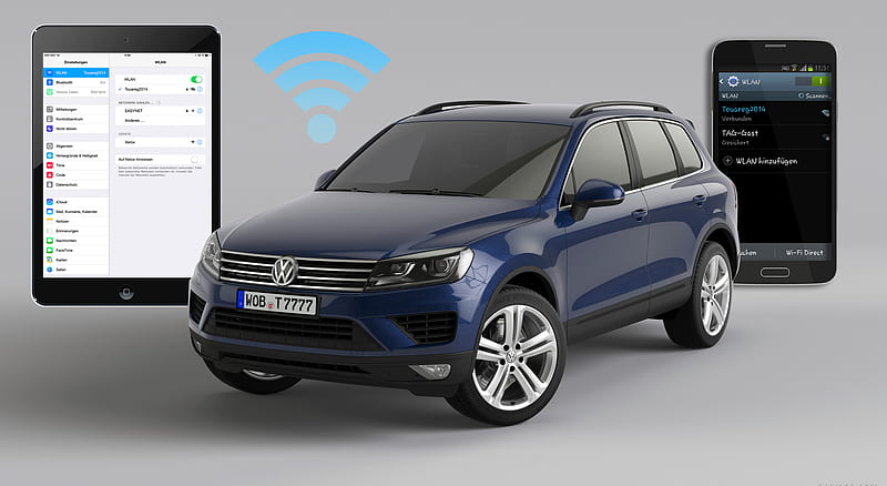 2015 Volkswagen Touareg - Connectivity / WLAN , car, HD wallpaper