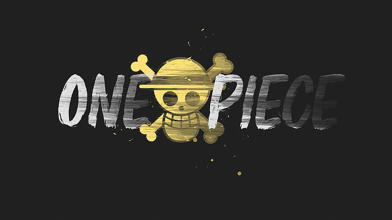 One Piece Minimal , one-piece, anime, minimalism, minimalist, typography, logo, HD wallpaper