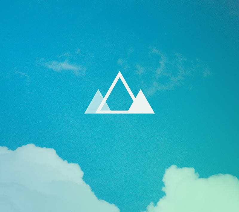 Sky Cloud Triangle, blue, HD wallpaper | Peakpx