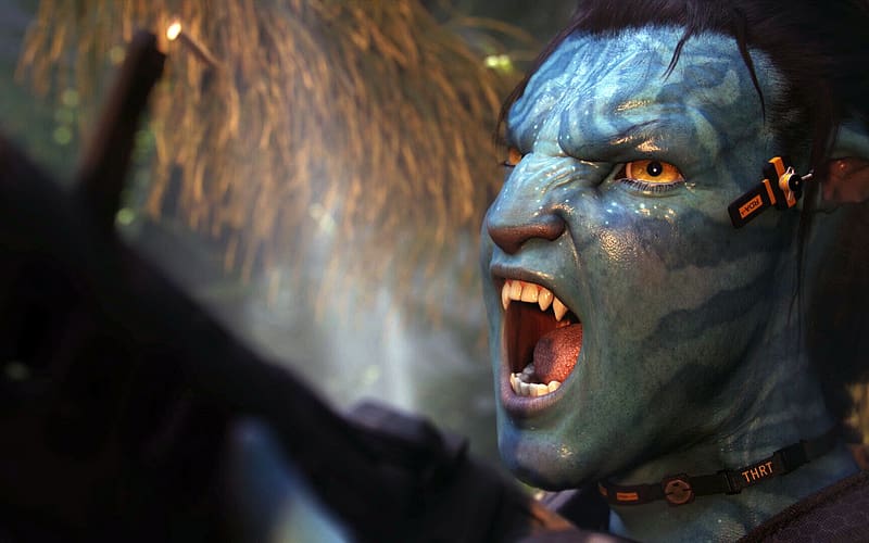 Avatar, Head, Creature, Movie, Jake Sully, Sam Worthington, HD wallpaper