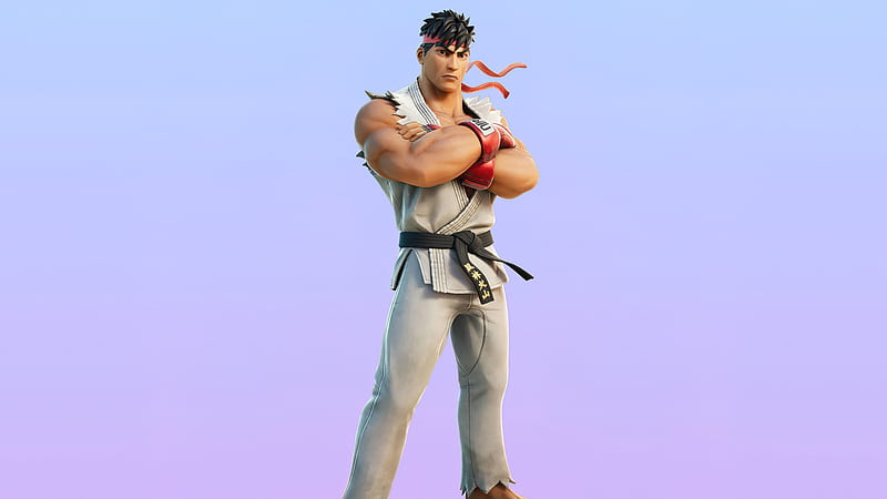 Ryu Outfit Skin Fortnite, HD wallpaper