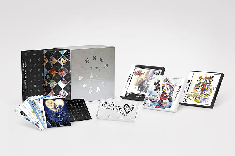 10th Annivarsary!!!! BABY, distance, games, drop, dream drop distance, box, kingdom hearts, covers, 3d, postcards, dream, HD wallpaper