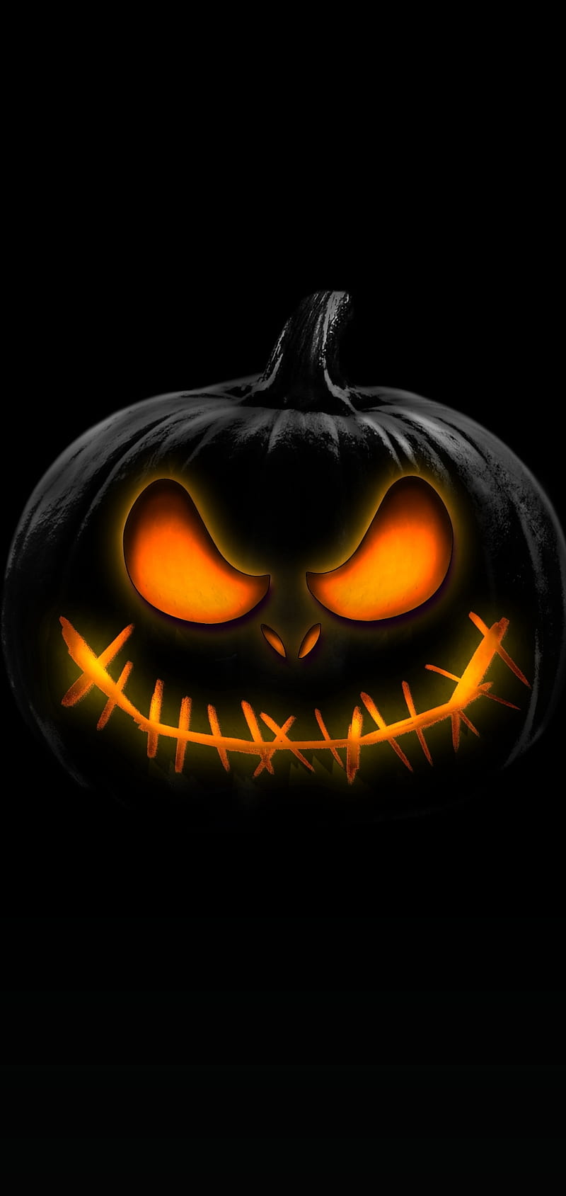 Halloween pumpkin 2, halloween, pumpkin, scary, HD phone wallpaper