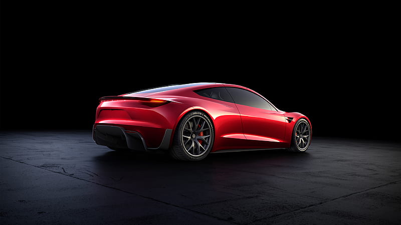 Tesla Roadster Rear Look, tesla-roadster, tesla, electric-cars, 2018-cars, HD wallpaper
