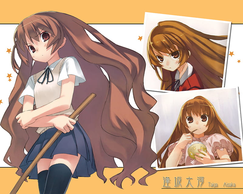 Aisaka Taiga #Toradora! anime girls #anime #1080P #wallpaper #hdwallpaper  #desktop