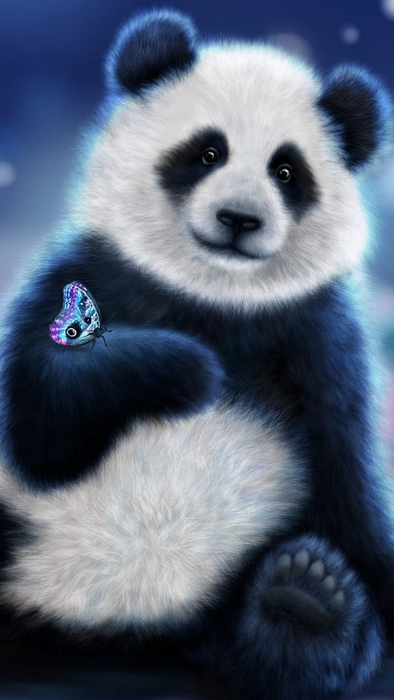 PANDA BEAR, panda, bear, bears, cute, cartoon, nice, HD phone wallpaper |  Peakpx