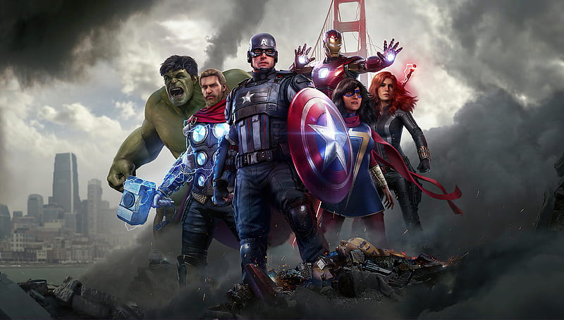Marvels Avengers 2020, marvels-avengers, marvel, avengers, games, iron-man, HD wallpaper