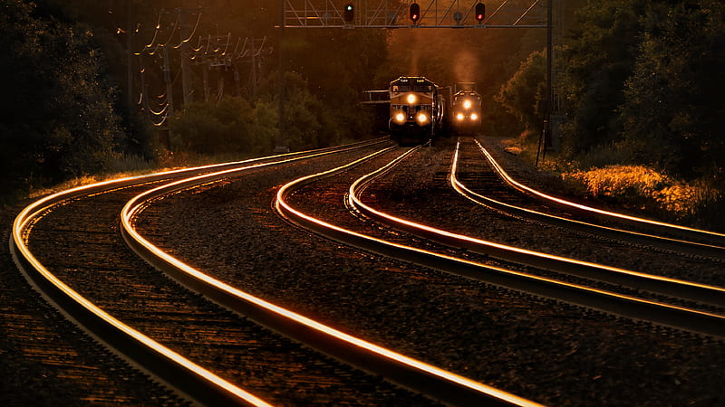 Vehicles, Train, Railroad, HD wallpaper