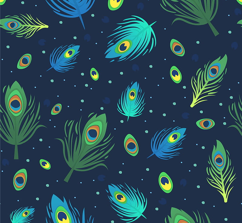 Texture, pattern, green, feather, yellow, peacock, paper, blue, HD wallpaper