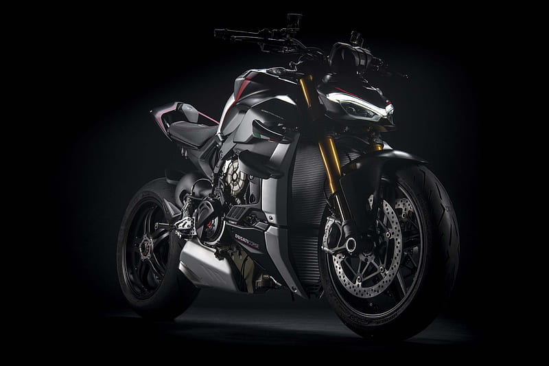 of the Ducati Streetfighter V4 SP, For Your Dark Desires - Asphalt & Rubber, Ducati Streetfighter V4S, HD wallpaper