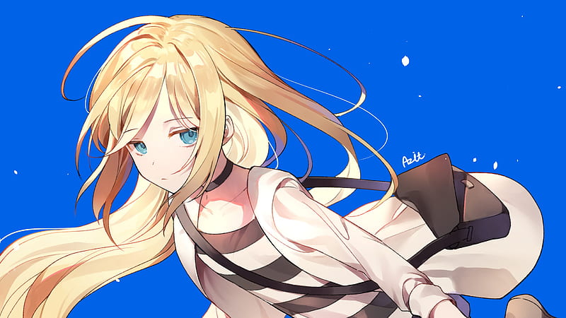 angels of death rachel gardner with blue background games, HD wallpaper