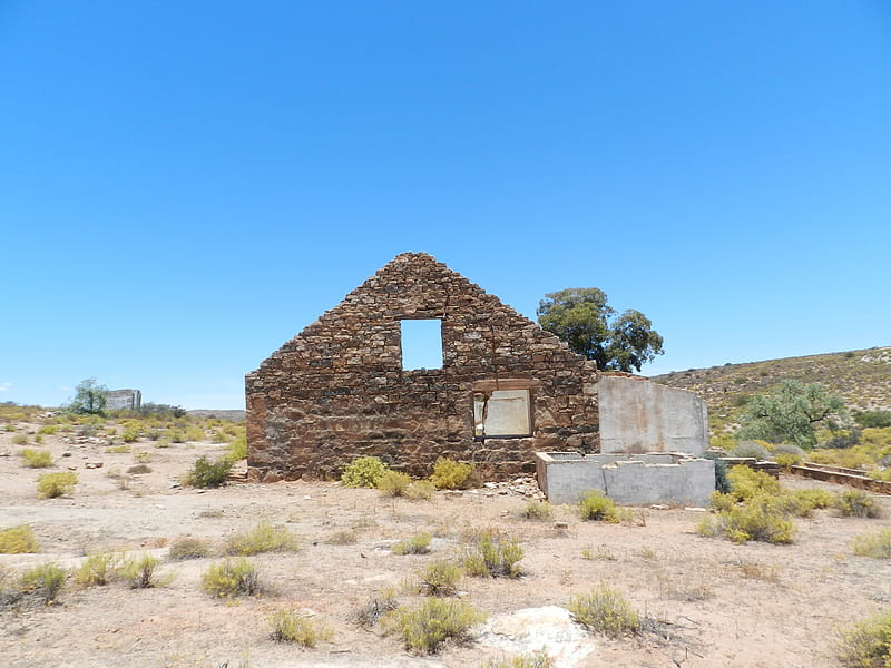 Deserted Farmhouse, Deserted, built from rock, farmhouse, abandonment, HD wallpaper
