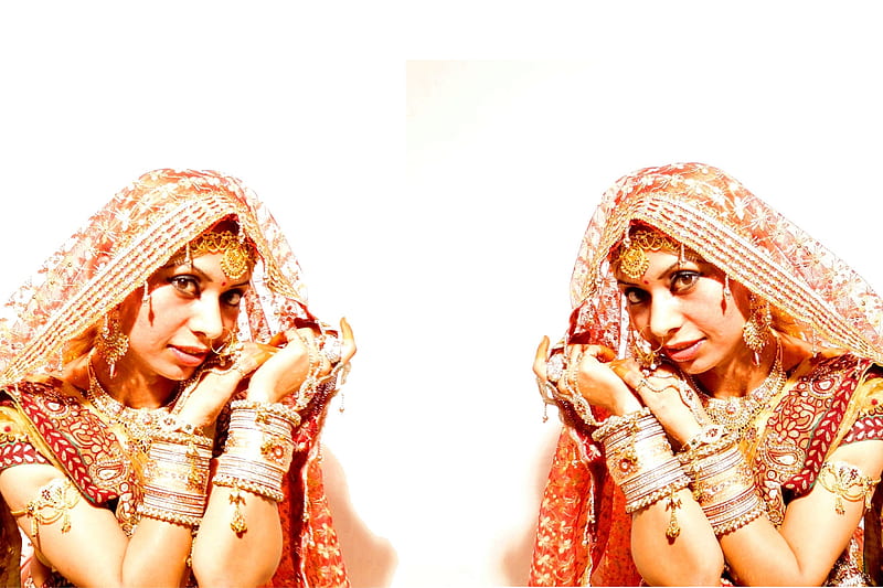Kanchan Bagari bride , bollywood, bride, Kanchan Bagari, wedding, HD wallpaper