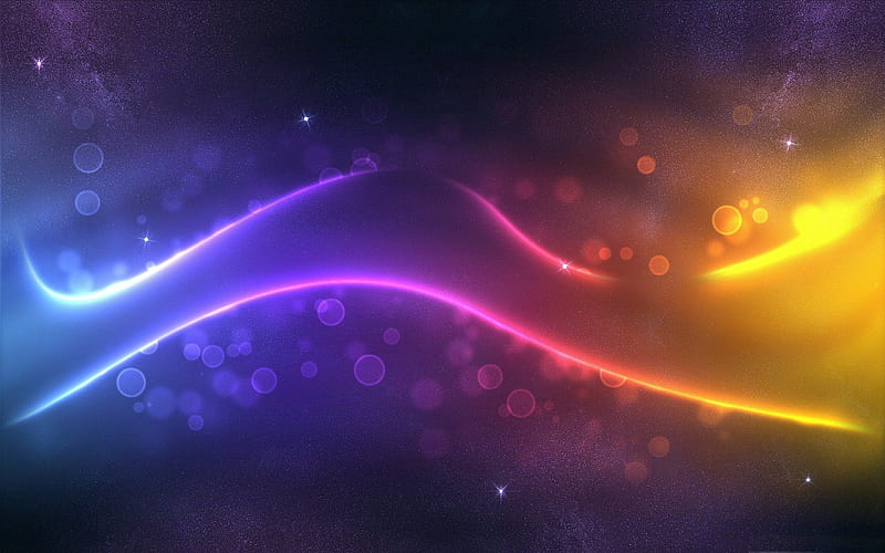 space bokeh-Dream glare colorful design theme, HD wallpaper