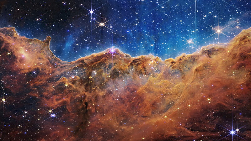 James Webb Cosmic Cliffs , nasa, space, galaxy, graphy, HD wallpaper