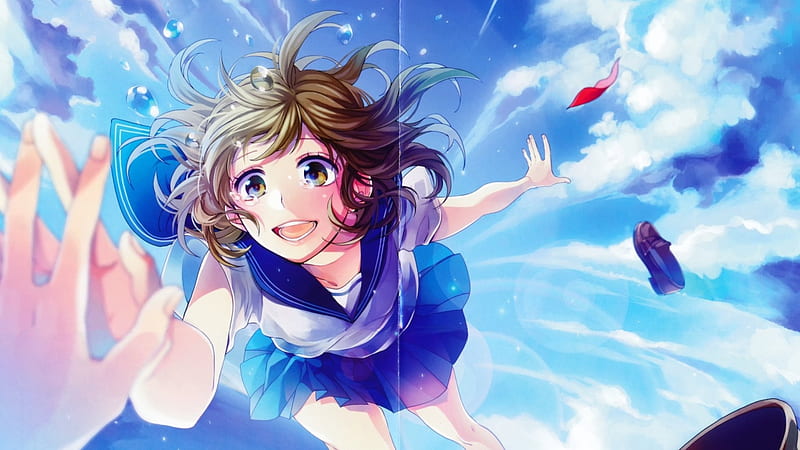 Itsudatte-Bokura-no-Koi-wa-10-Centi-Datta, Itsudatte, girl, anime, Bokura-no-Koi-wa-10-Centi-Datta, HD wallpaper
