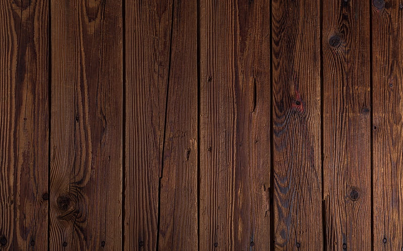 vertical wooden boards brown wooden texture, wooden backgrounds, wooden textures, brown wooden boards, wooden planks, brown backgrounds, HD wallpaper