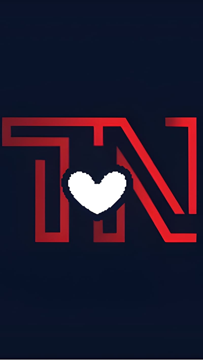T N Name Love, red t love n, red, t love n, letter t n, HD phone wallpaper