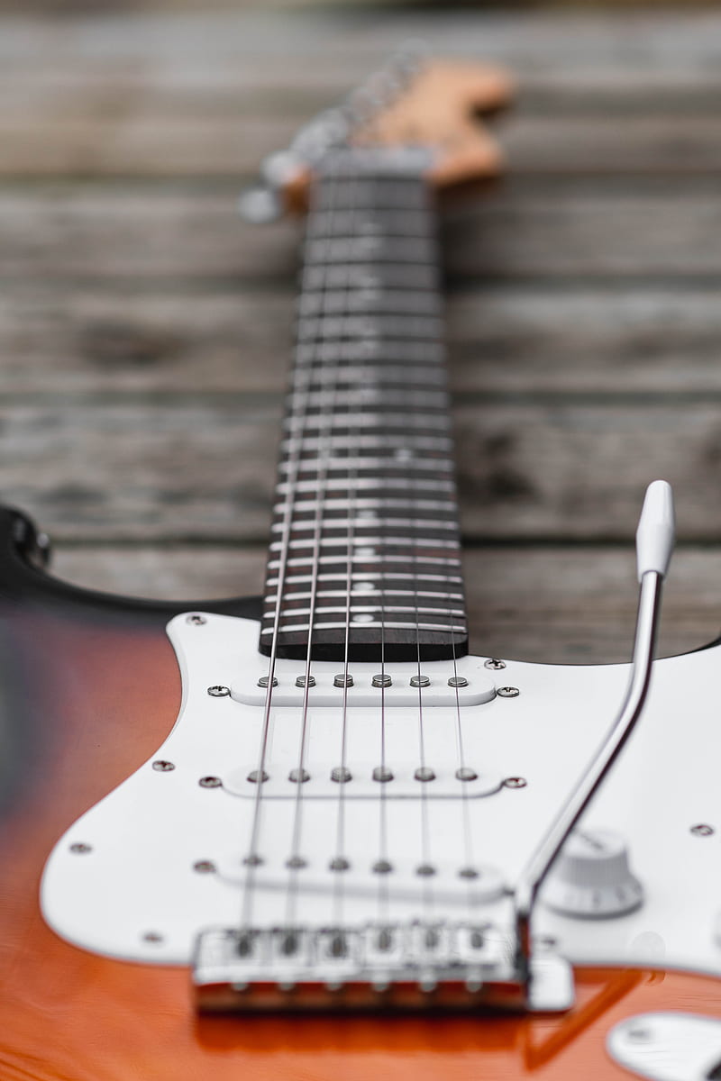 electric guitar, strings, fretboard, HD phone wallpaper