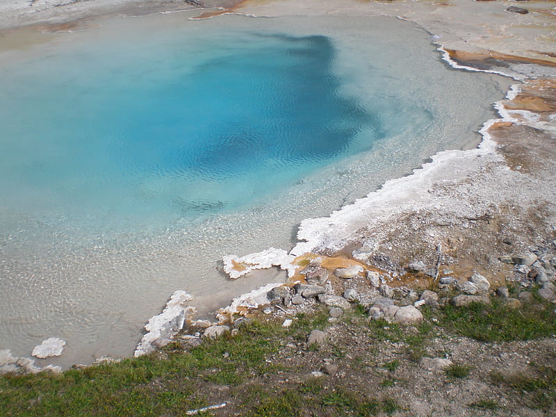 Yellowstone Park, water, rock, yellowstone, hot, nature, park, natural, HD wallpaper Yellowstone Park, water, rock, yellowstone, hot, nature, park, natural, HD wallpaper