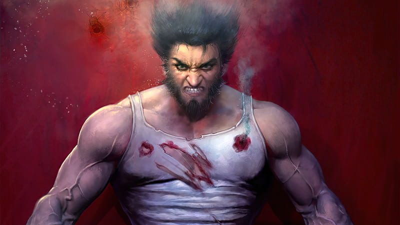 Wolverine No Wounds , wolverine, superheroes, artist, artwork, digital-art, artstation, HD wallpaper
