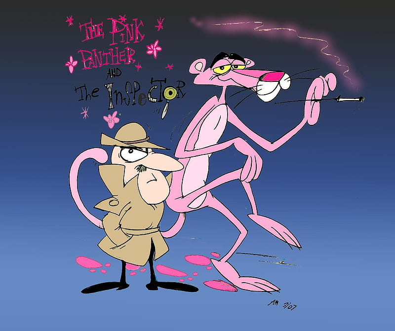 Pink Panther, cartoons, HD wallpaper
