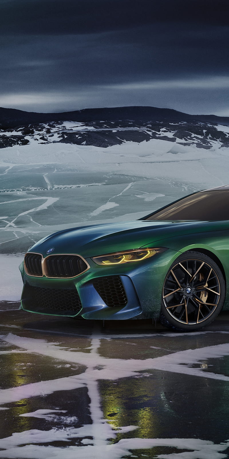 BMW M8, bmw, m8, concept, car, vehicle, luxury, gran coupe, HD phone wallpaper