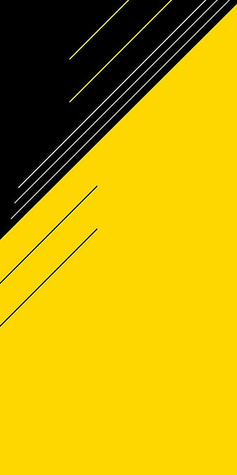 COOL, android, black, ios, iphone, plain, samsung, yellow, yellow and black, HD phone wallpaper