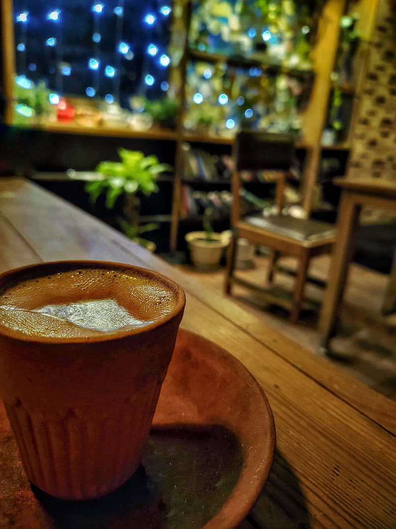 Chai Love, cafe, coffee, good, good morning, lights, tea, HD phone wallpaper