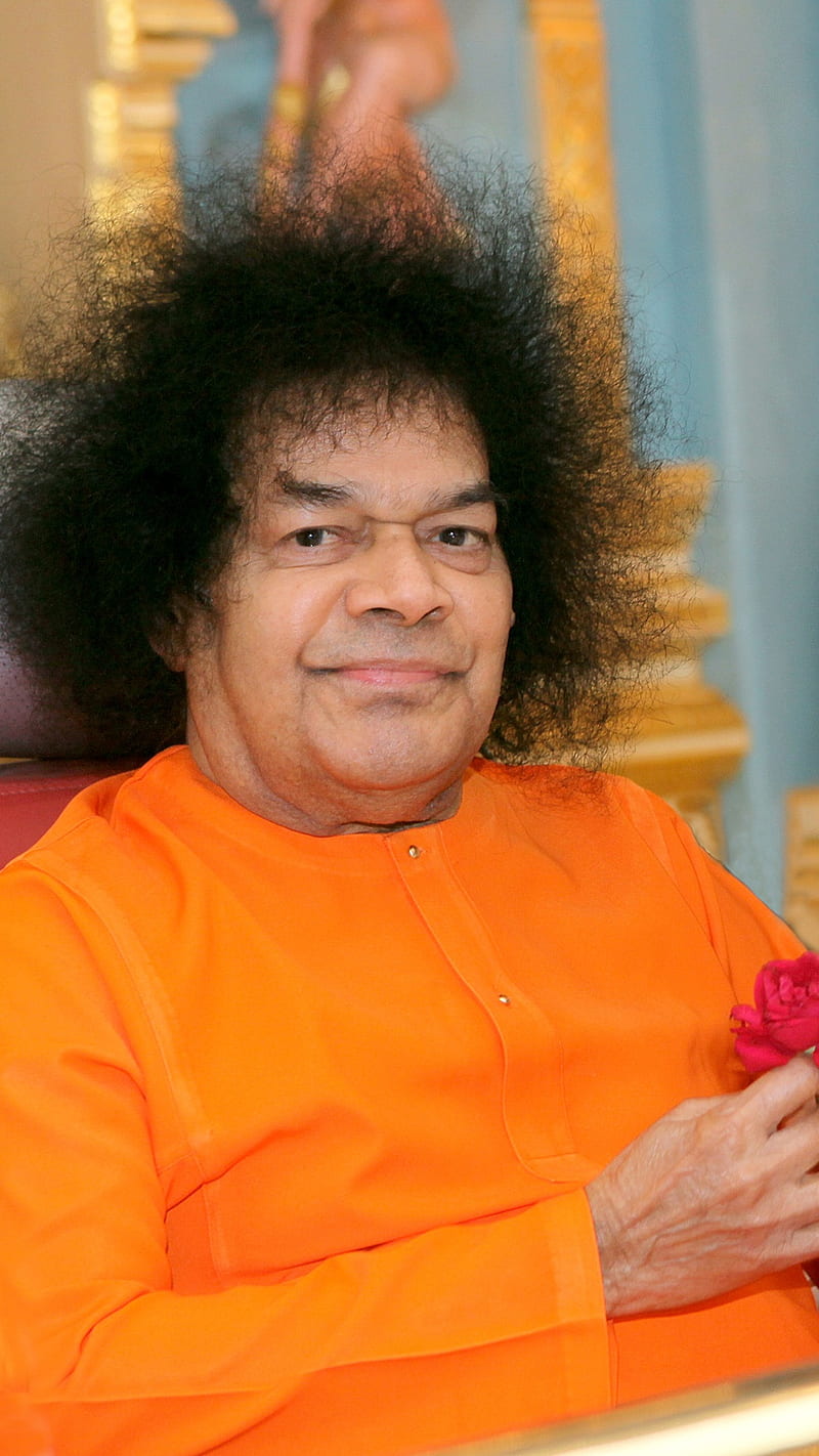 Sri Sathya Sai Baba, sai baba, sri satya sai baba, HD phone wallpaper