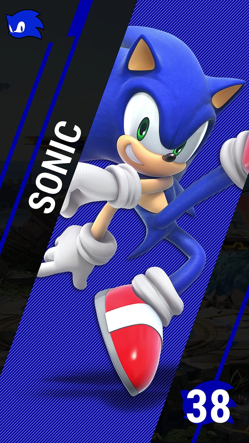 SSB Ultimate Sonic, nintendo, sega, smash, HD phone wallpaper