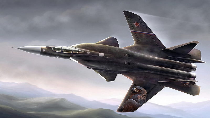 Sukhoi Su 47 Berkut, Military, Aircraft, Berkut, SU-47, Plane, Sukhoi, HD wallpaper