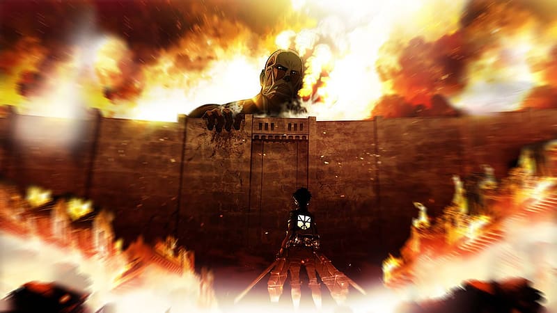 Wallpaper : anime boys, fire, Shingeki no Kyojin, Eren Jeager, wildfire,  screenshot, computer wallpaper, atmosphere of earth, special effects  1920x1080 - CrisEVA01 - 58030 - HD Wallpapers - WallHere