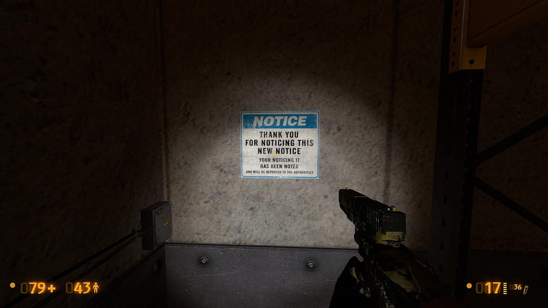 Black Mesa Notice, valve, half life, funny, black mesa, HD wallpaper