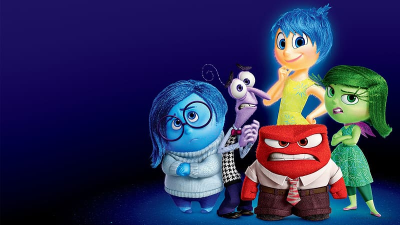 Movie, Sadness (Inside Out), Anger (Inside Out), Disgust (Inside Out), Fear (Inside Out), Joy (Inside Out), Inside Out, HD wallpaper