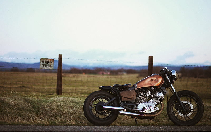 Vintage Motorcyle, vintage, bikes, motorcycle, HD wallpaper