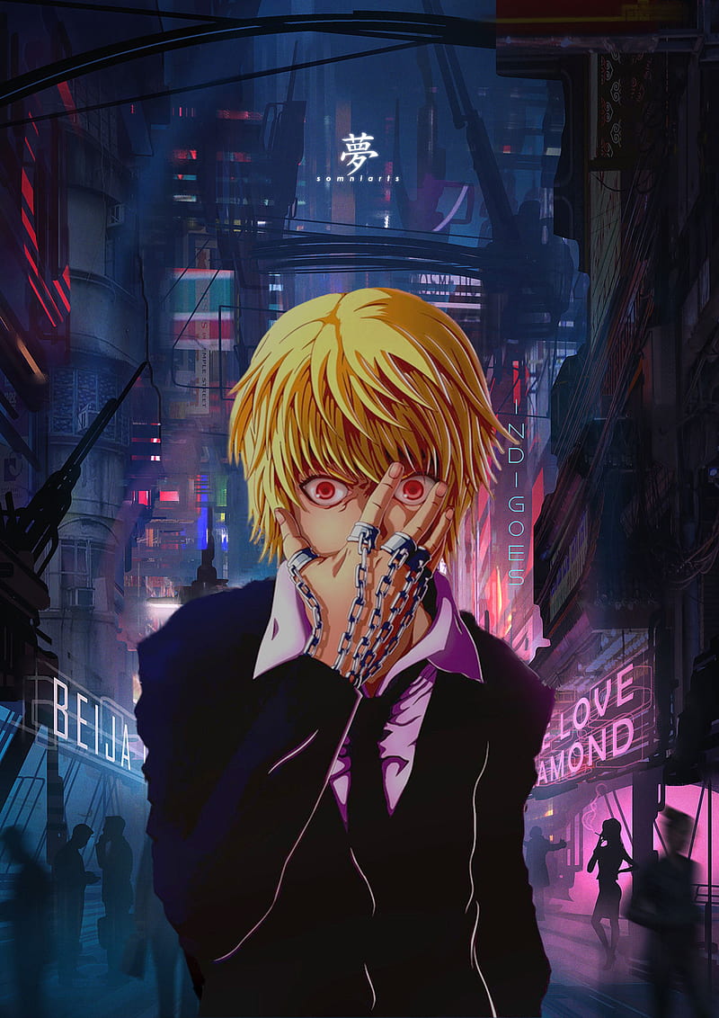 Kurapika Scarlet Eyes 4K Phone iPhone Wallpaper #5210b