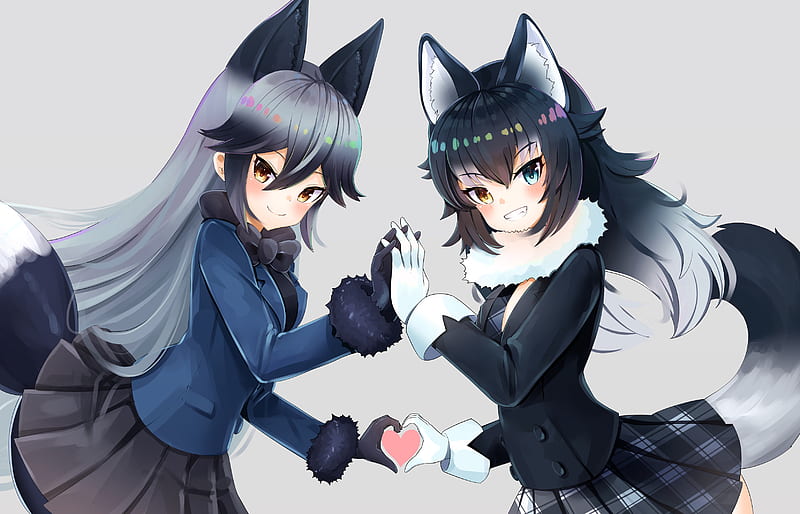 Axel And Koemi By Nightrizer On Deviantart  Anime Wolves And Foxes  Free  Transparent PNG Clipart Images Download