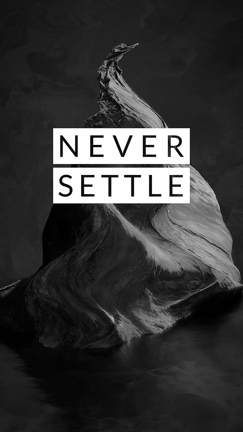 Never Settle, android, h2os, one, one plus, oneplus 5, os, oxygen, plus, HD phone wallpaper