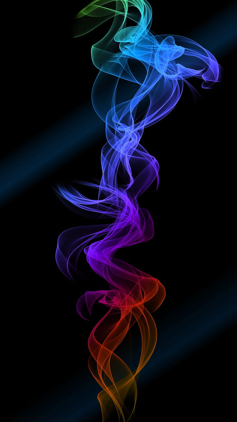 smoke, colour, color, abstract, desenho, HD phone wallpaper